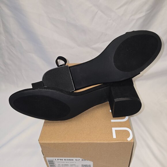 JustFab Noura Heeled Sandals in Black, Size 10, New in Box - Picture 6 of 9